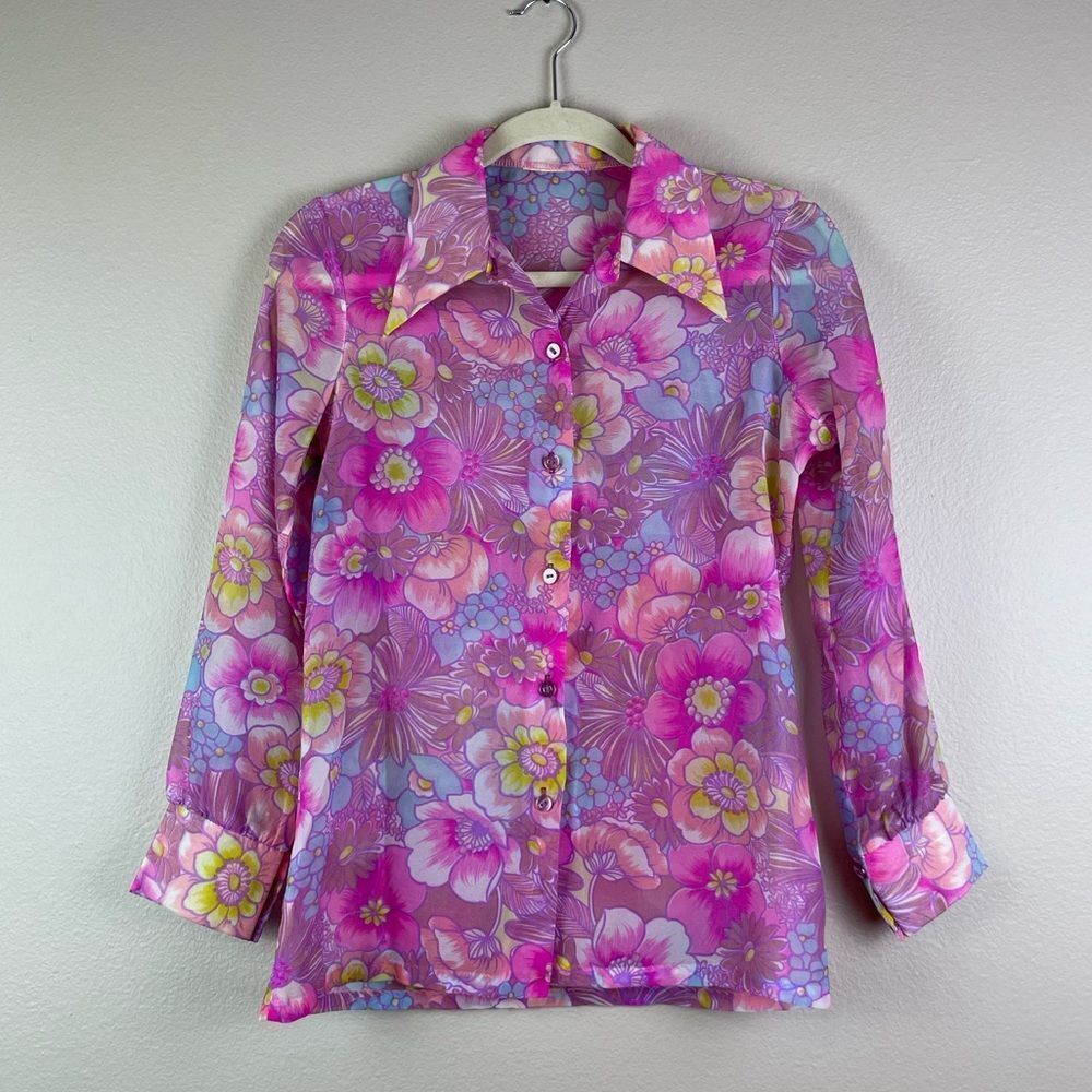 Vintage floral Blouse